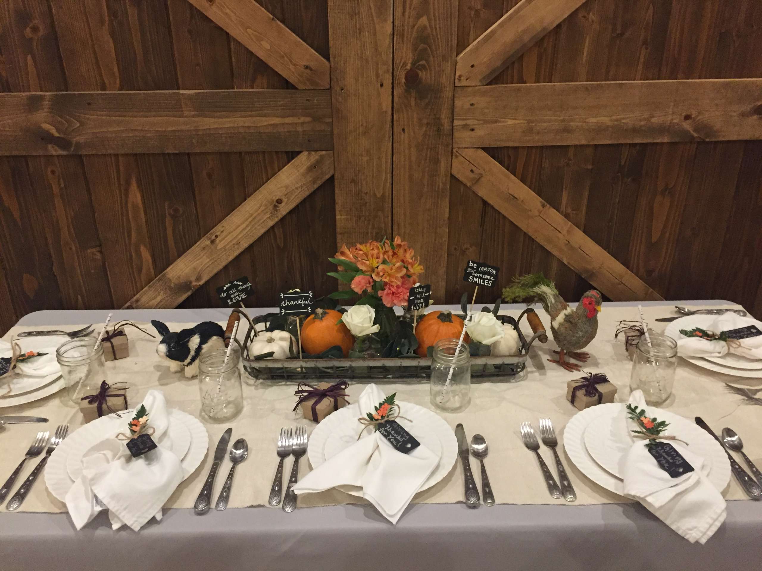 Farmhouse Fall Table